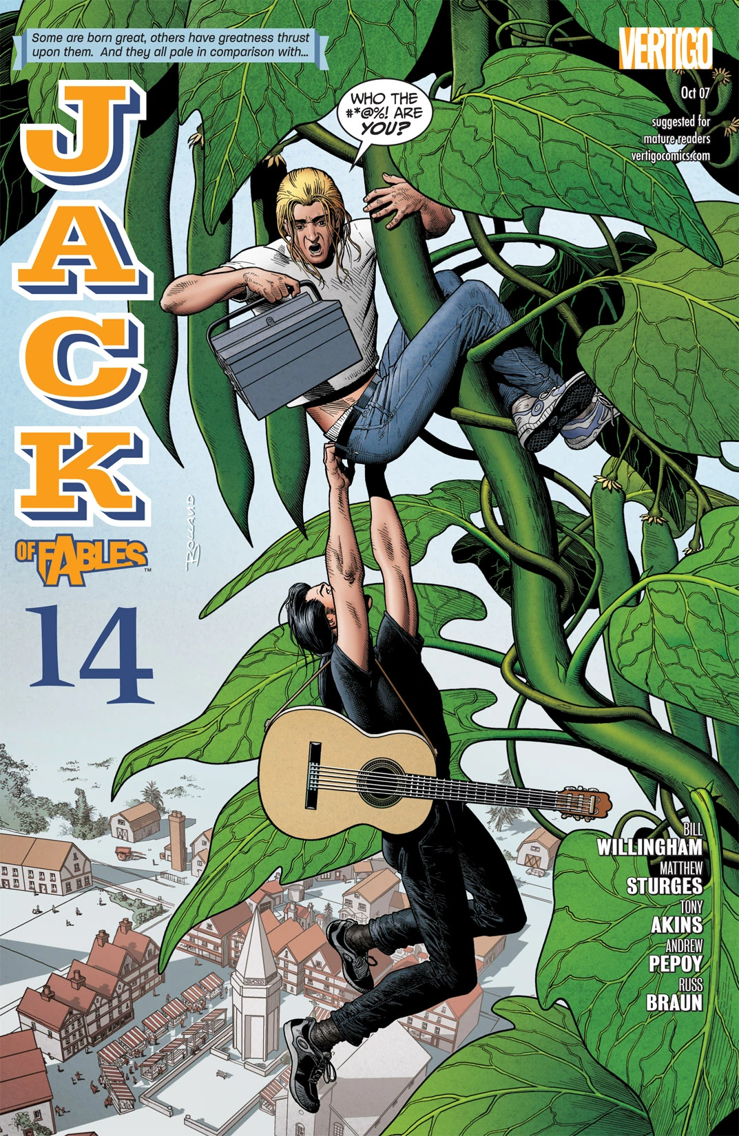 Jack of Fables #14 (DC, 2007 — Cover A) cover